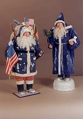 Patriotic Santa / Santa in Blue